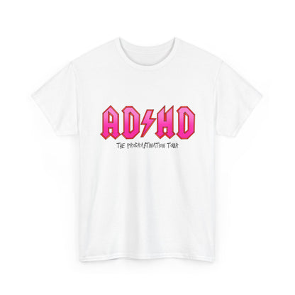 ADHD Rock Band Tee — 'The Procrastination Tour' Graphic T‑Shirt