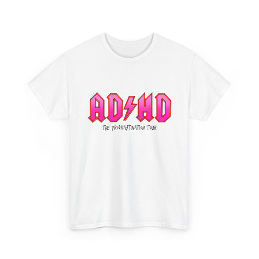 ADHD Rock Band Tee — 'The Procrastination Tour' Graphic T‑Shirt