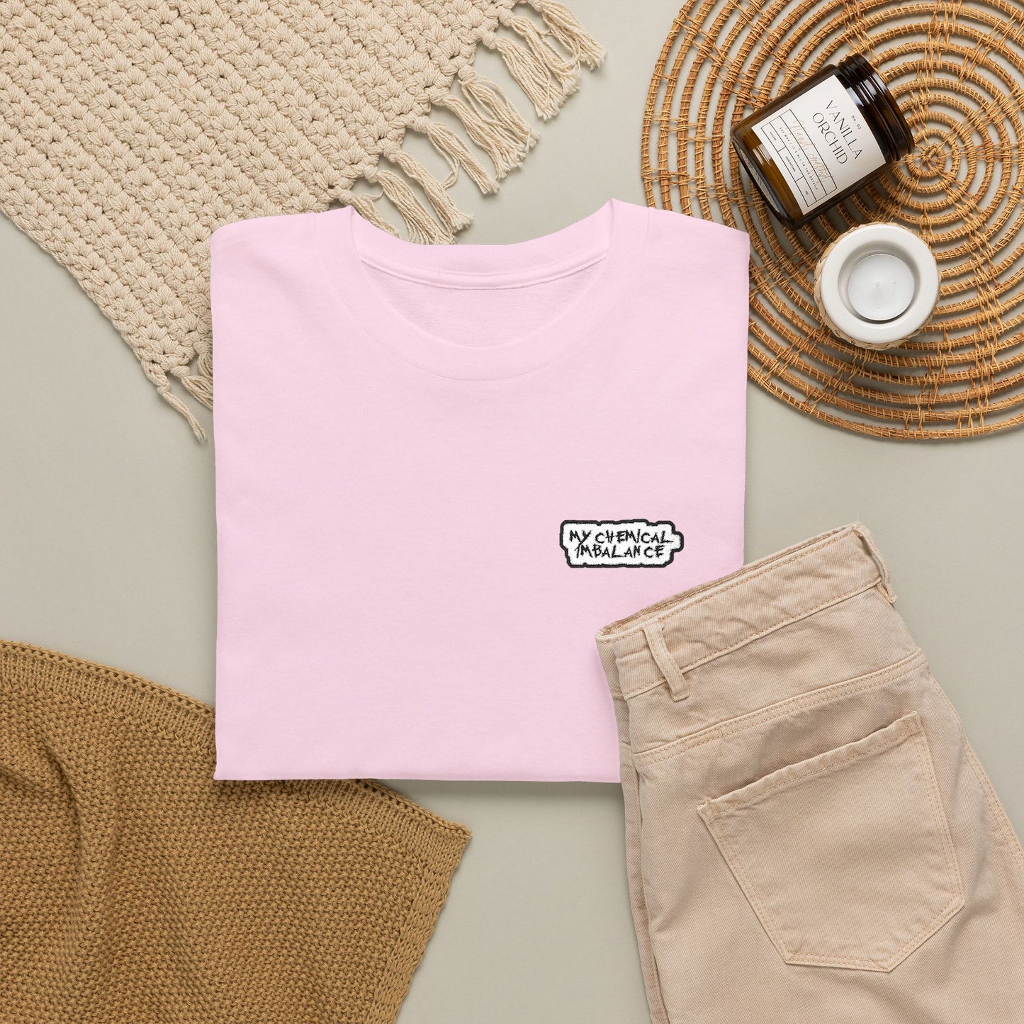 Chest Logo Floral Patch Tee