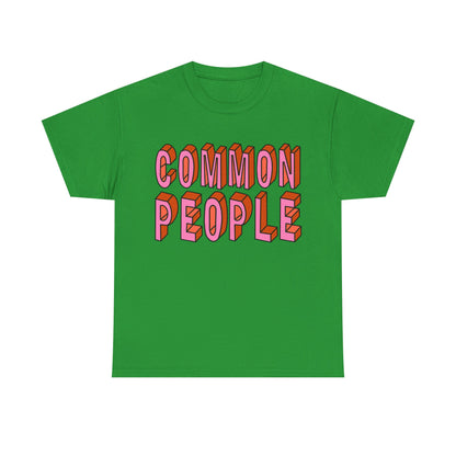Common People Graphic Tee - Unisex Heavy Cotton Shirt, Trendy Apparel, Casual Wear, Gift for Friends, Streetwear Style