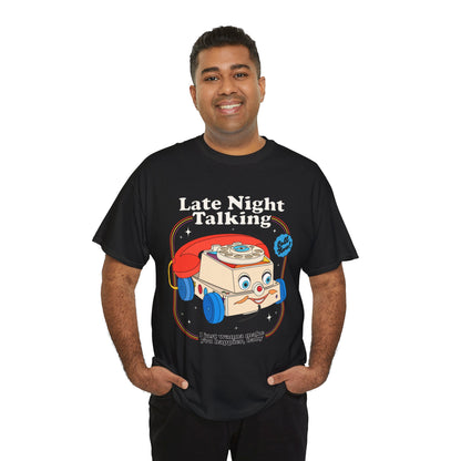 Harry Styles Inspired Graphic T-Shirt - "Late Night Talking" Retro Phone Design