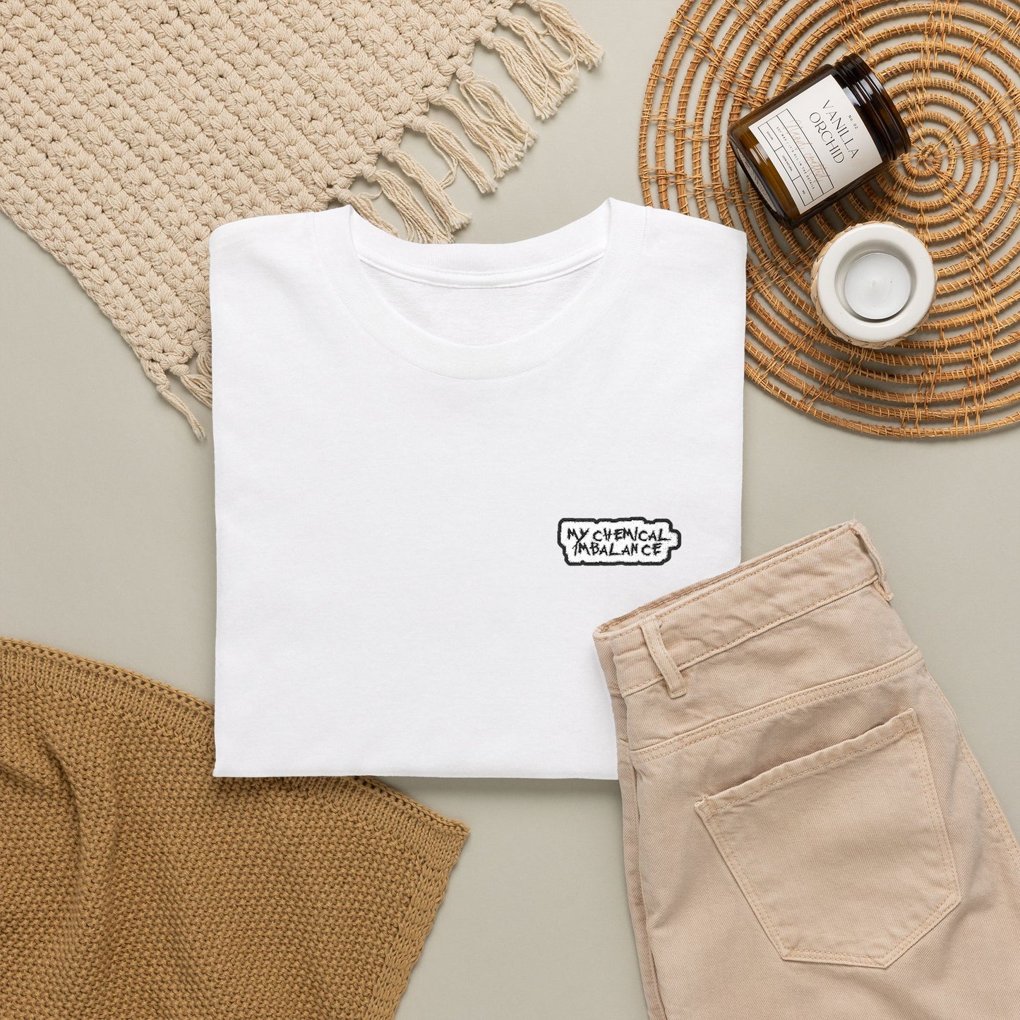 Chest Logo Floral Patch Tee