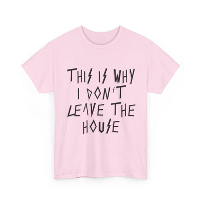 This Is Why I Don’t Leave The House T-Shirt, Quirky Gift, Casual Wear, Homebody Apparel, Introvert Tee, Pop Punk, Paramore Fans