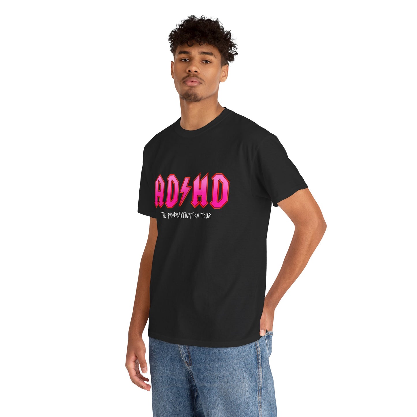 ADHD Rock Band Tee — 'The Procrastination Tour' Graphic T‑Shirt