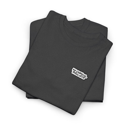 My Chemical Imbalance Embroidered T-Shirt | Alternative Elder Emo Graphic Tee | Sad Disco Club