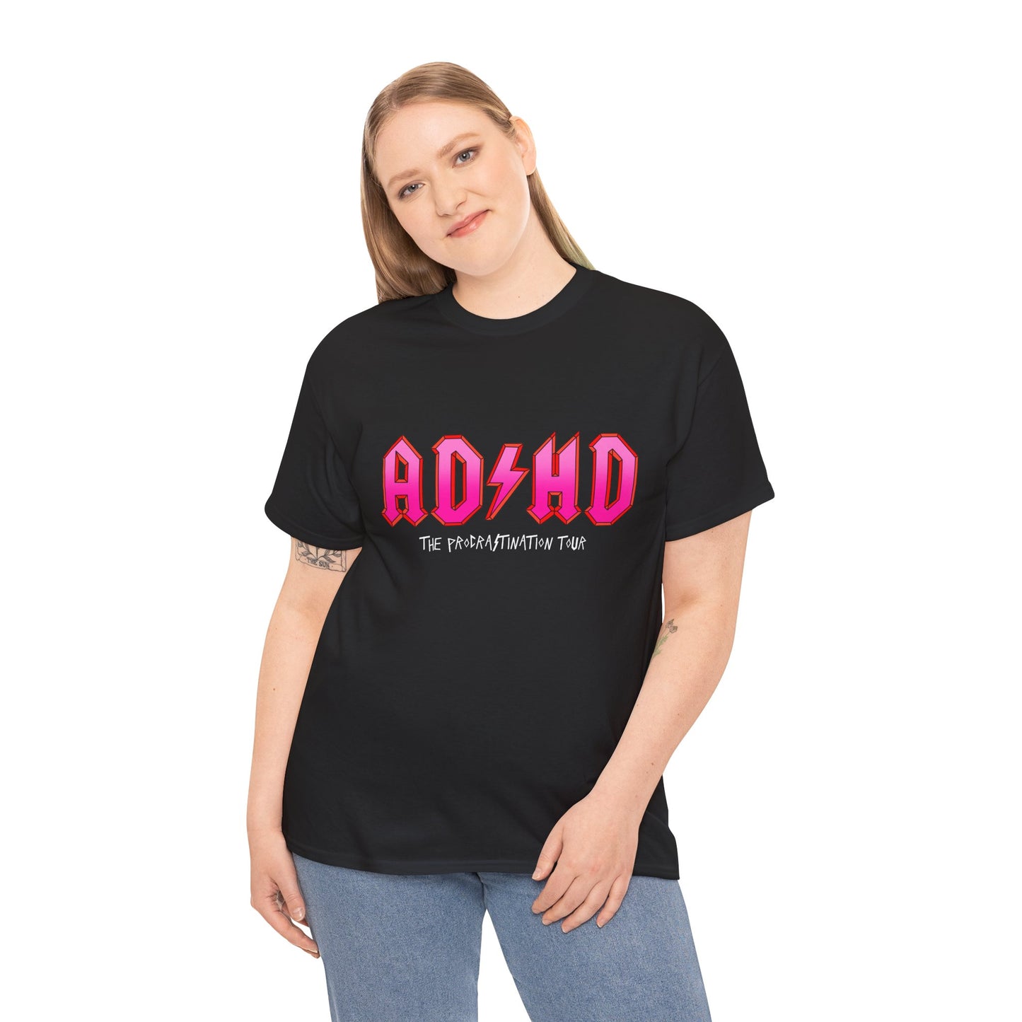 ADHD Rock Band Tee — 'The Procrastination Tour' Graphic T‑Shirt