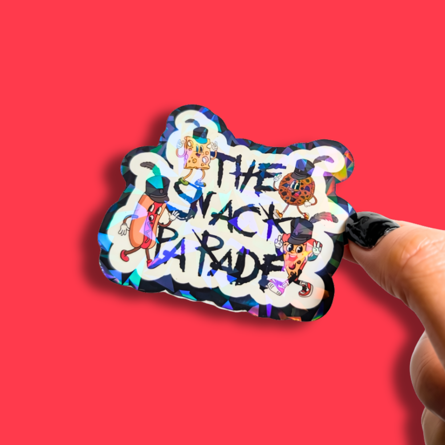 The Snack Parade Holographic Sticker