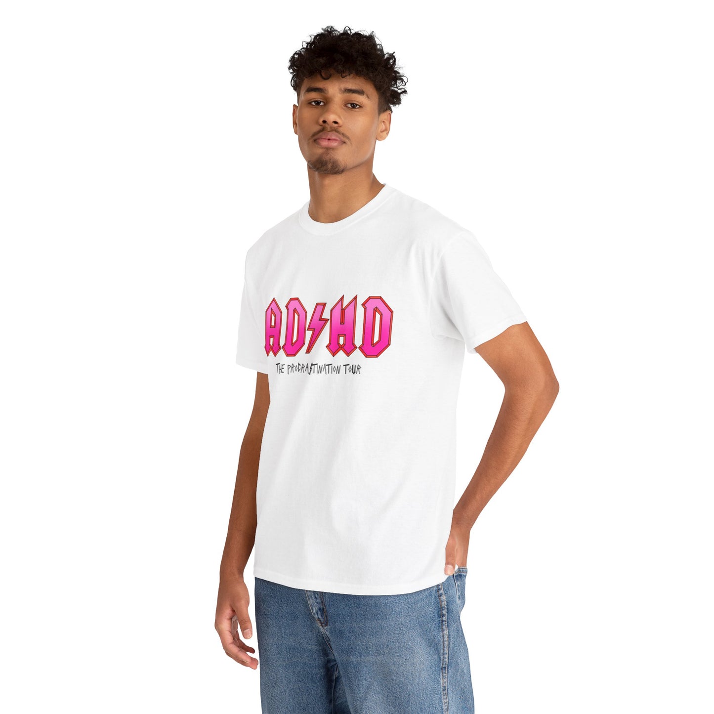 ADHD Rock Band Tee — 'The Procrastination Tour' Graphic T‑Shirt
