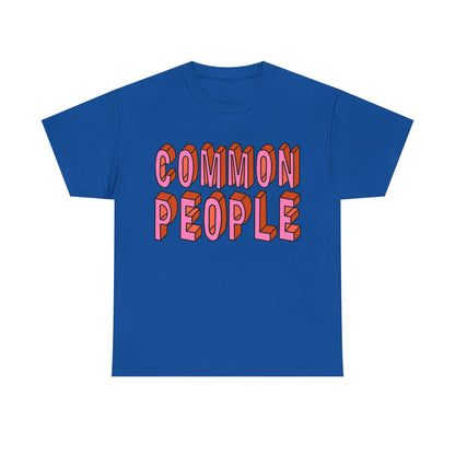 Common People Graphic Tee - Unisex Heavy Cotton Shirt, Trendy Apparel, Casual Wear, Gift for Friends, Streetwear Style