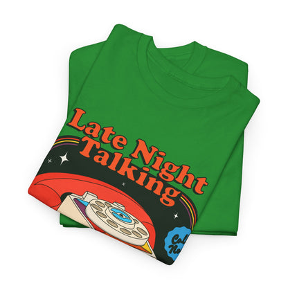 Harry Styles Inspired Graphic T-Shirt - "Late Night Talking" Retro Phone Design