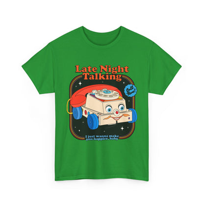 Harry Styles Inspired Graphic T-Shirt - "Late Night Talking" Retro Phone Design