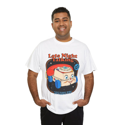 Harry Styles Inspired Graphic T-Shirt - "Late Night Talking" Retro Phone Design