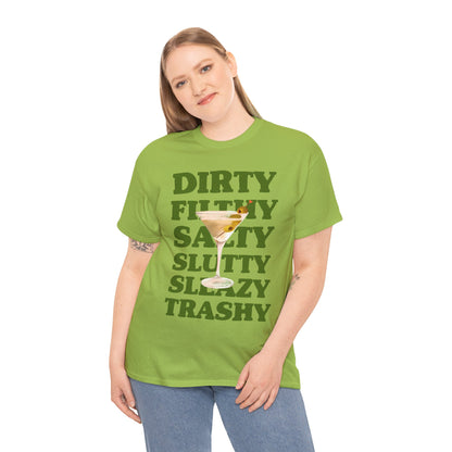 Dirty Filthy Tee, Casual Graphic Shirt for Parties, Gifts, Everyday Wear, Humour Tee, Trendy Fashion