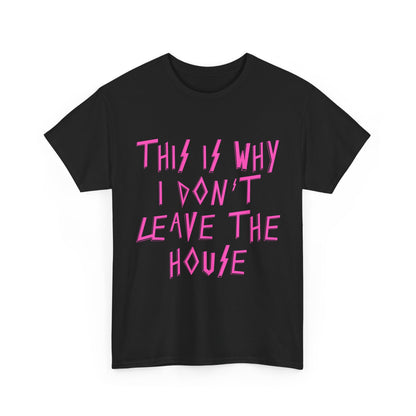This Is Why I Don’t Leave The House T-Shirt, Quirky Gift, Casual Wear, Homebody Apparel, Introvert Tee, Pop Punk, Paramore Fans