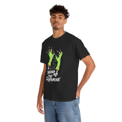 Bring Me the Dopamine T-Shirt — Neon Zombie Hands Band Graphic Tee