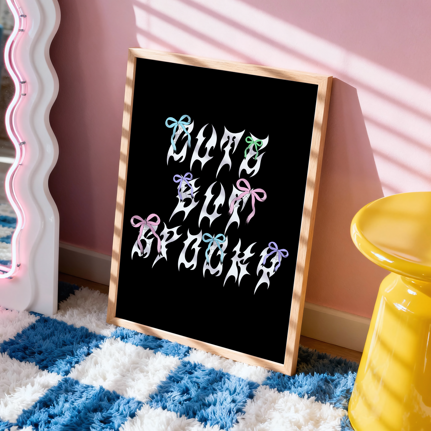 Cute But Spooky | Pastel Goth Alternative Wall Art Print