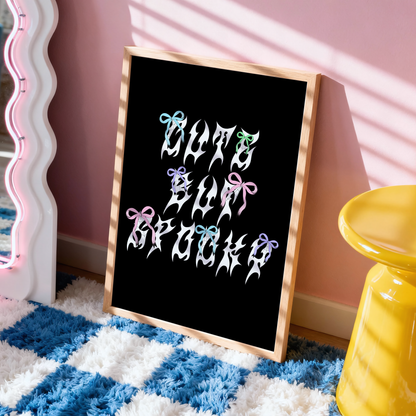 Cute But Spooky | Pastel Goth Alternative Wall Art Print
