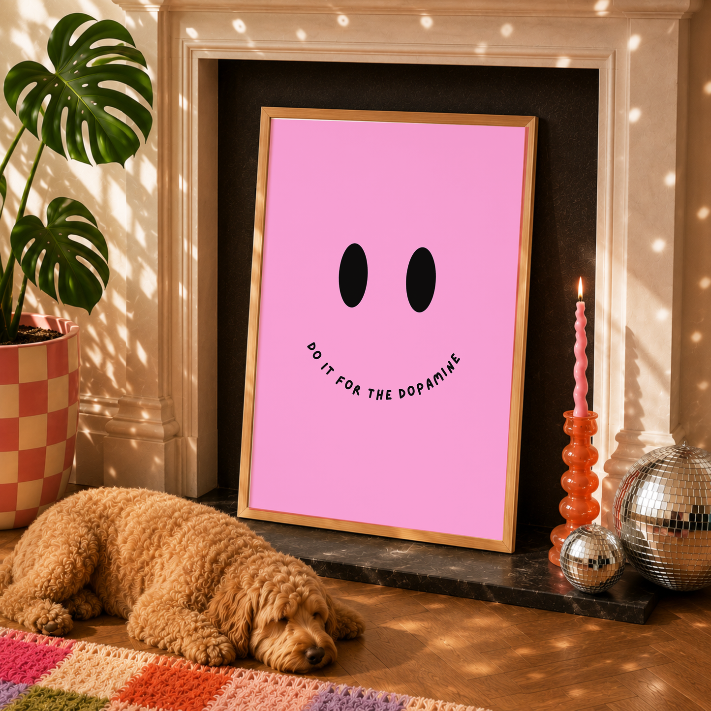 Do It For The Dopamine Print | ADHD Wall Art | Funny Neurodivergent Decor
