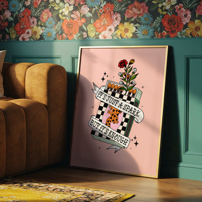 It's Just A Spark But It's Enough | Alternative Wall Art Print