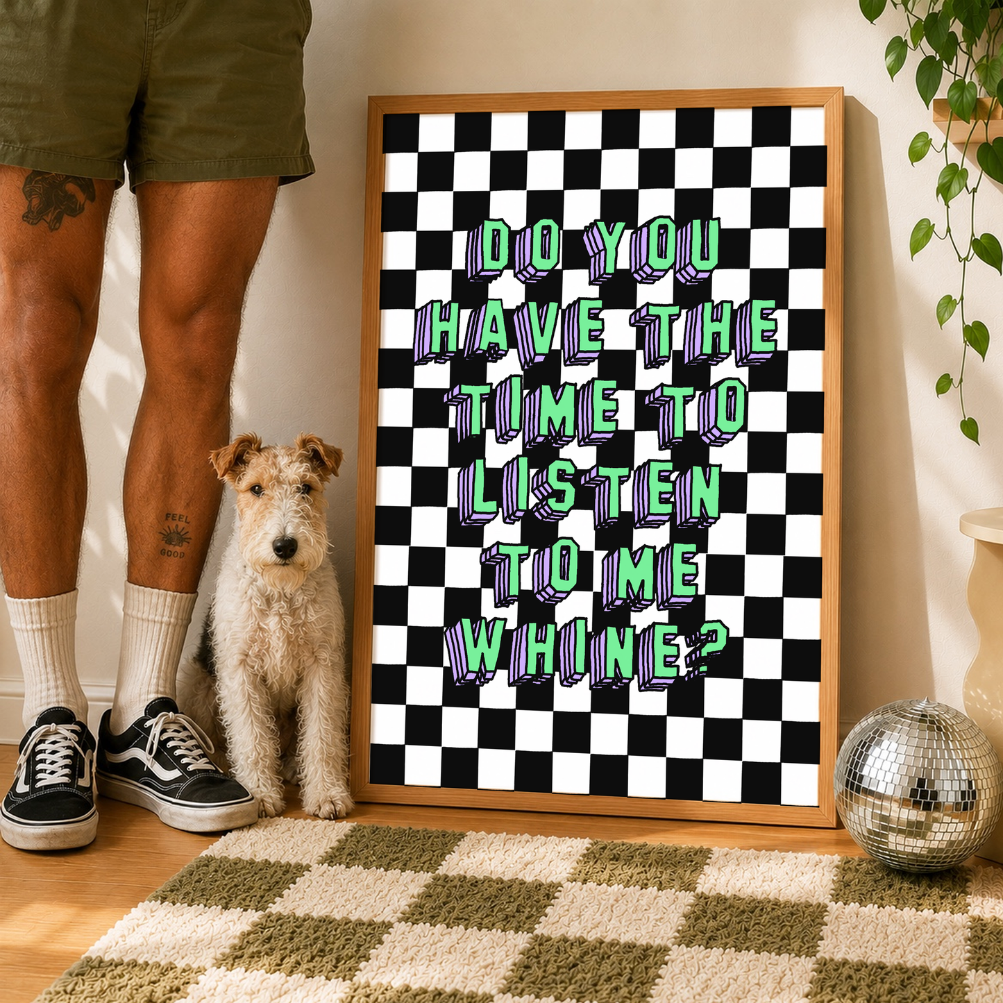 Do You Have The Time To Listen To Me Whine? | Pop Punk Inspired Print
