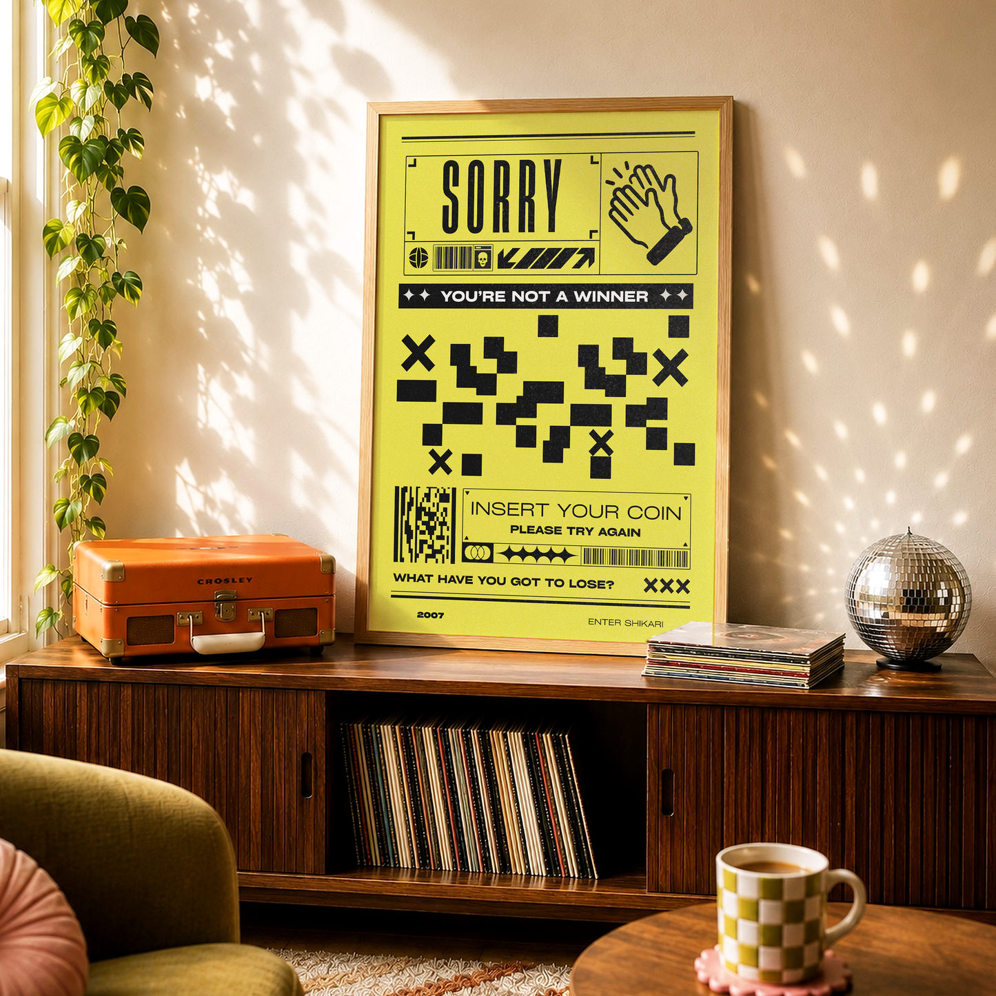 Sorry You're Not A Winner | Alternative Gig Poster Wall Art Print