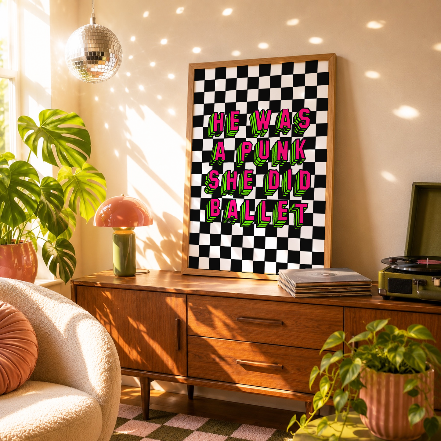 He Was A Punk, She Did Ballet | Pop Punk Inspired Print