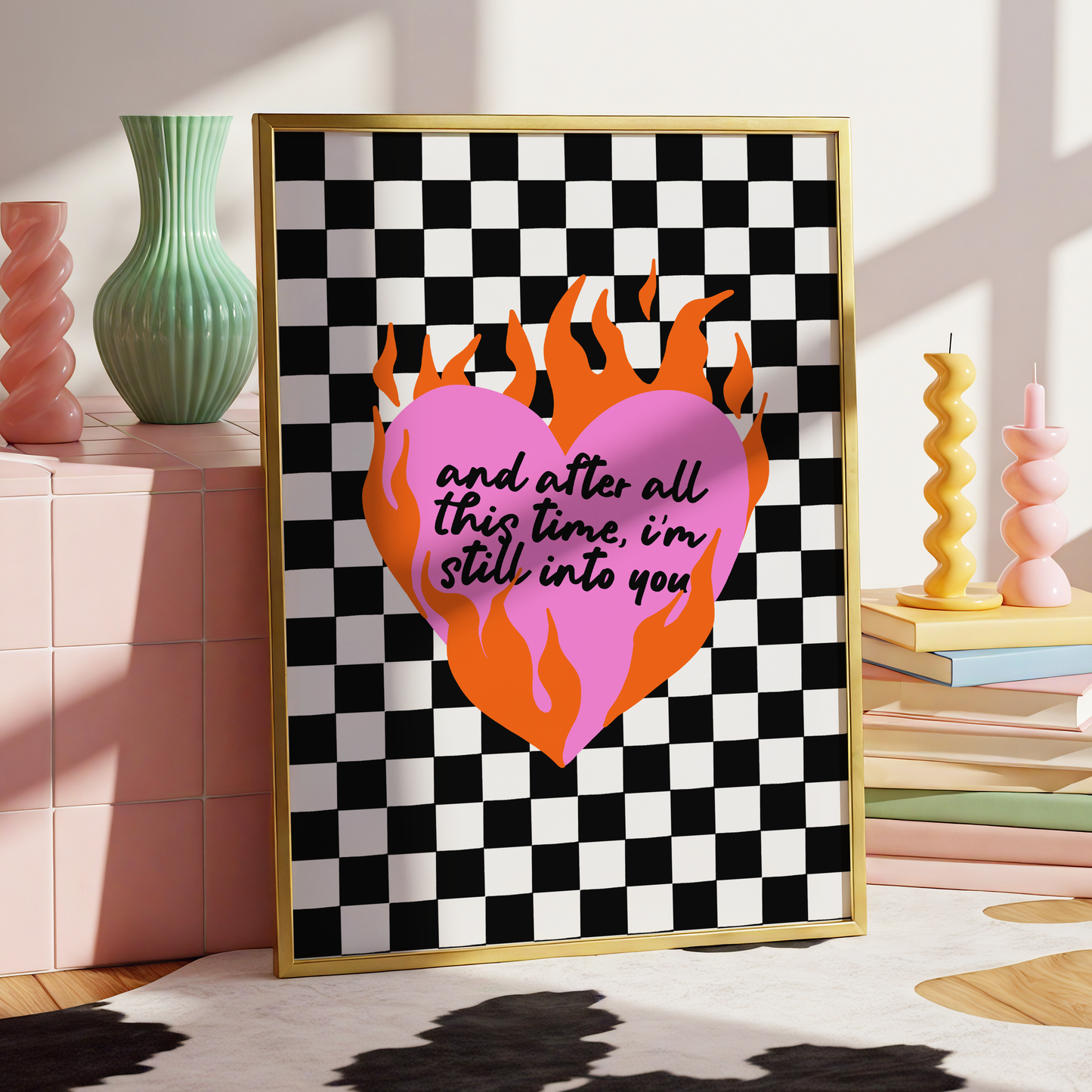 After All This Time, I'm Still Into You | Elder Emo Wall Art Print