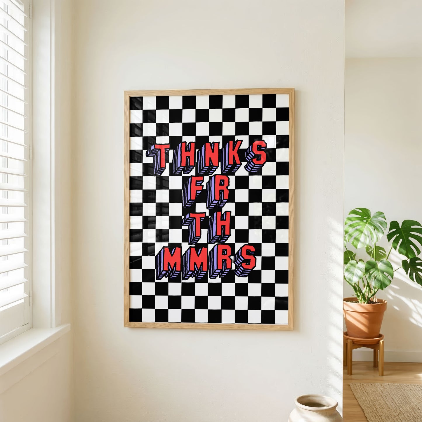 Thnks Fr Th Mmrs Print | Pop Punk Wall Art | Elder Emo Decor