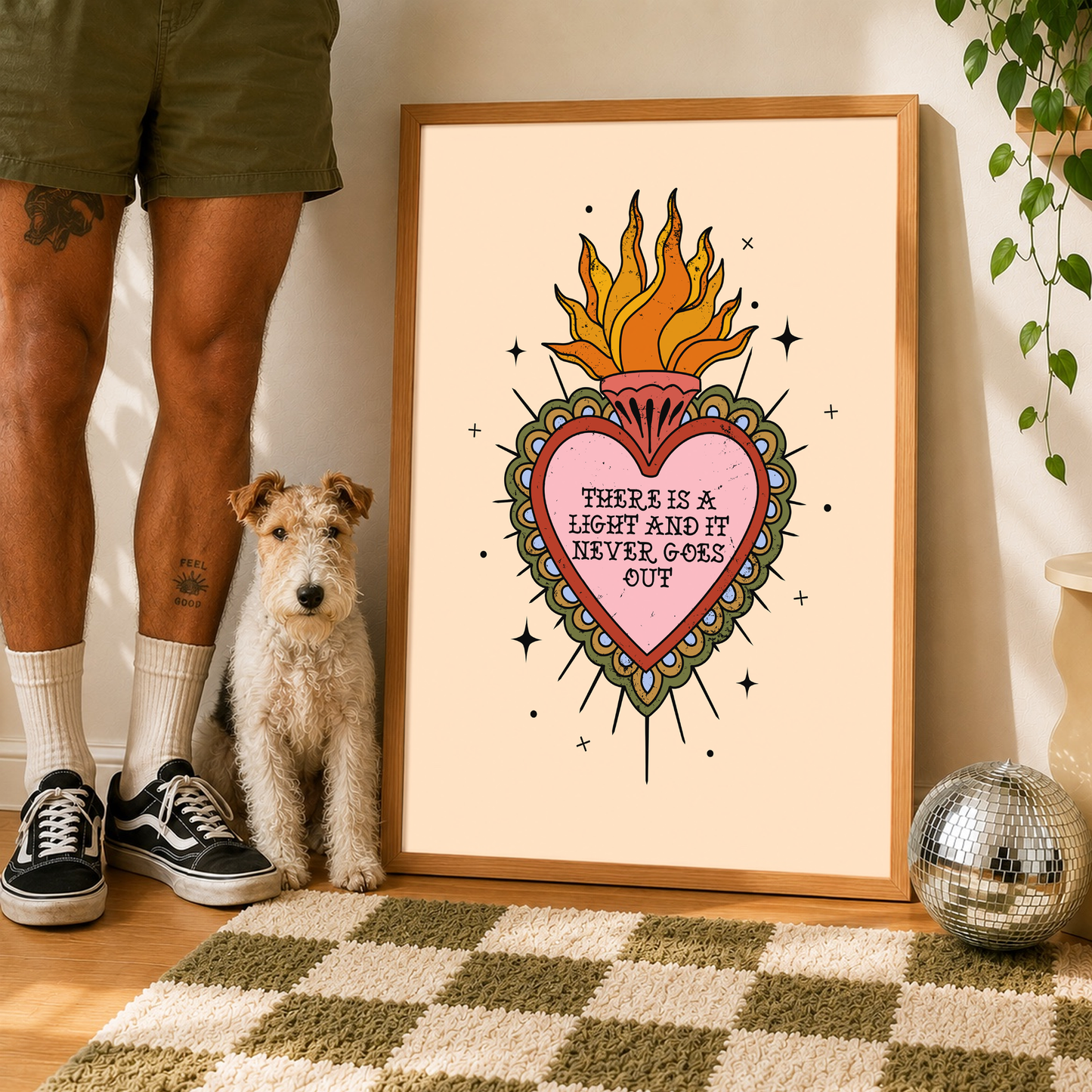 There Is A Light And It Never Goes Out Print | The Smiths Inspired Wall Art | Alternative Music Print | Dopamine Decor