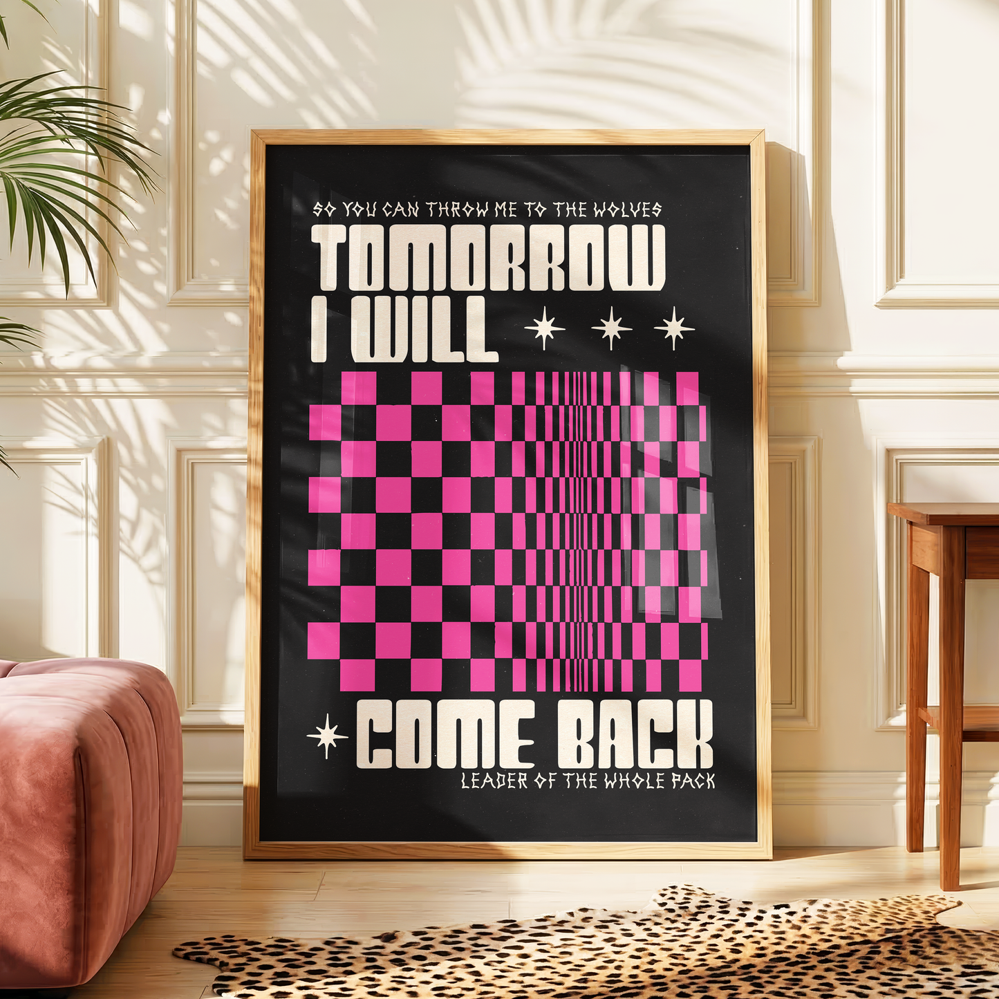Tomorrow I Will Come Back | Elder Emo Wall Art
