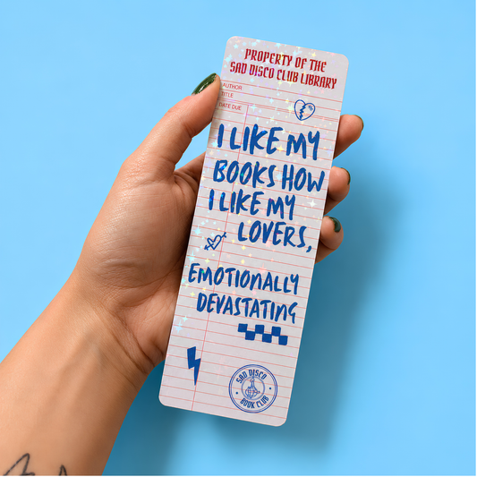 I Like My Books How I Like My Lovers Bookmark | Funny Book Lover Bookmark | Anti-Social Library Gift | Double-Sided Bookmark