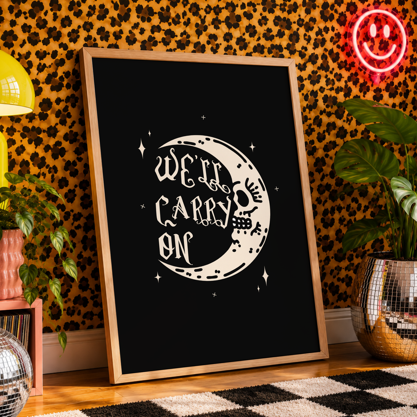We'll Carry On | Elder Emo Moon Print