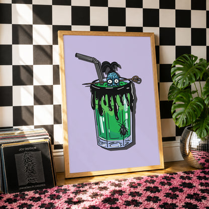 Beetlejuice Spooky Cocktail Print