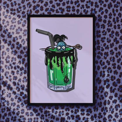 Beetlejuice Spooky Cocktail Print