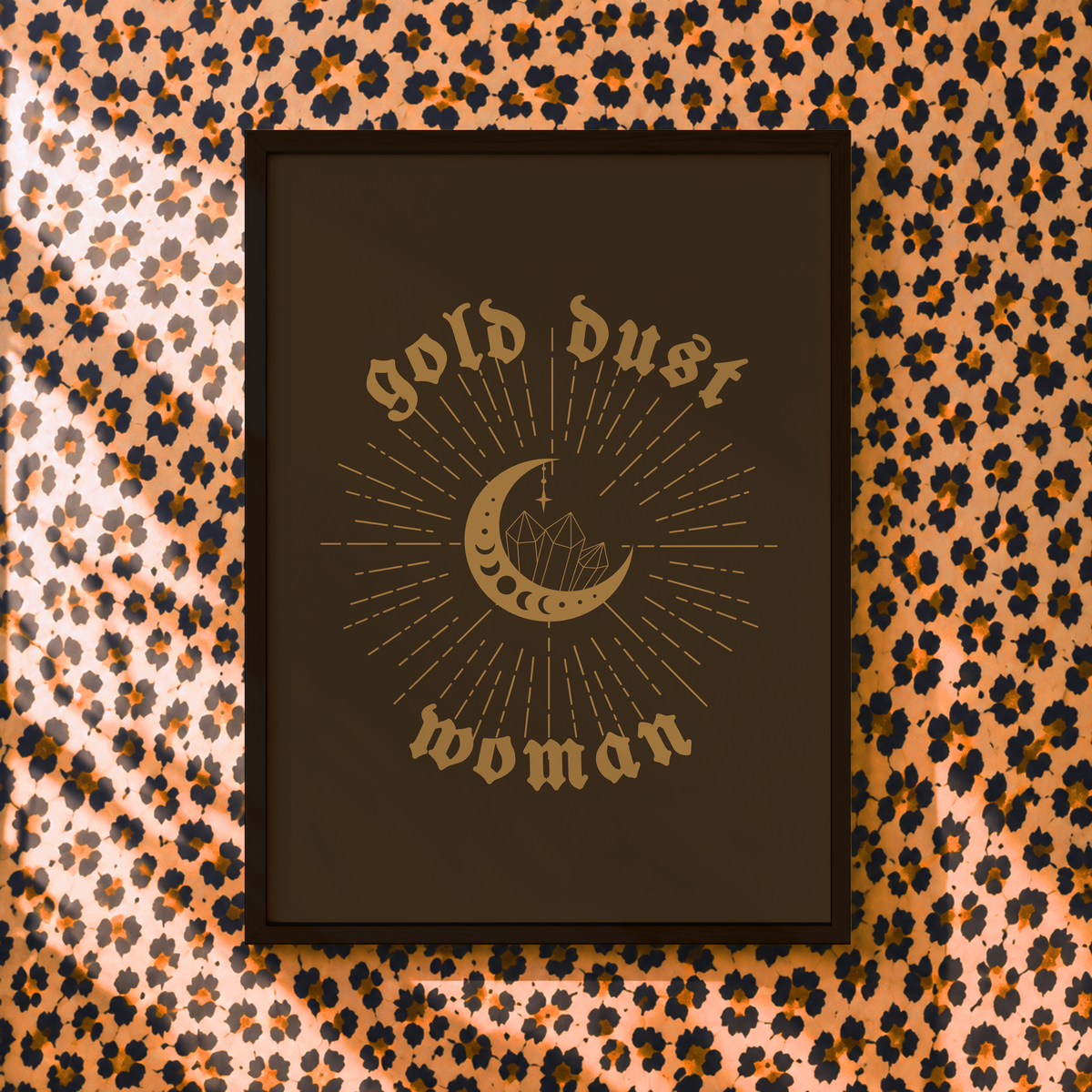 Gold Dust Woman Witchy Print