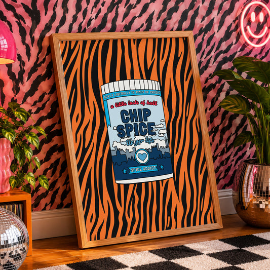 Chip Spice Addict Tiger Print Hull Print
