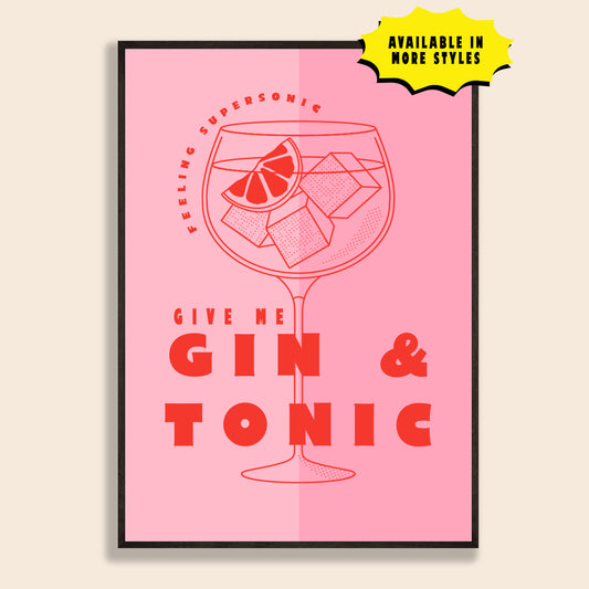 Give Me G&T Print