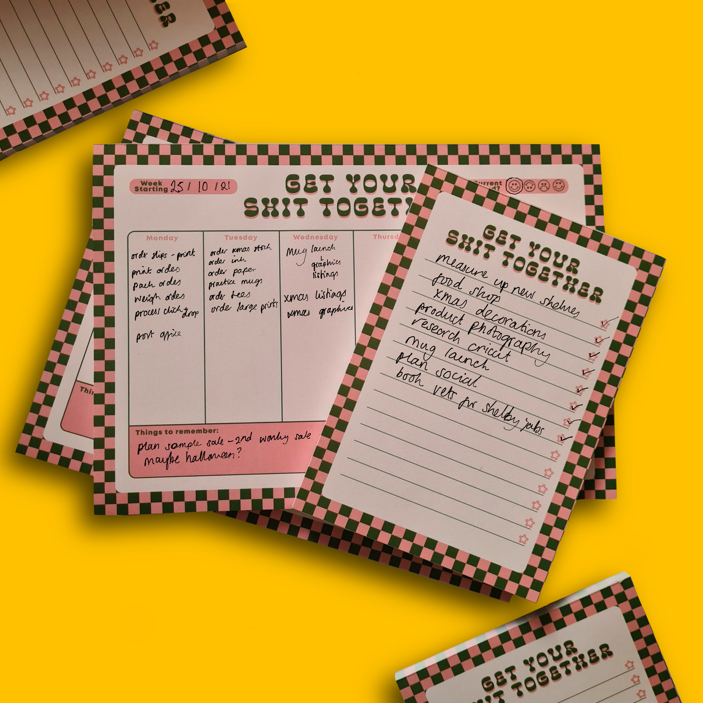 Get Your Shit Together Notepad