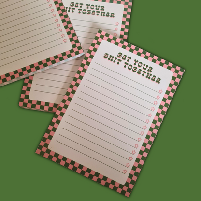 Get Your Shit Together Notepad