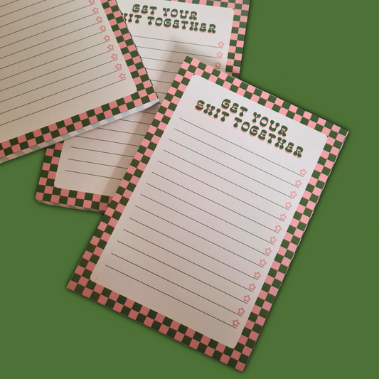 Get Your Shit Together Notepad