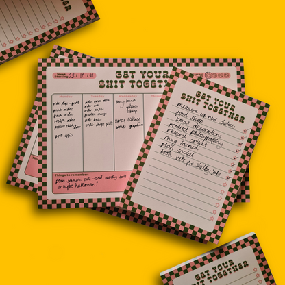 Get Your Shit Together Planner and Notepad Bundle